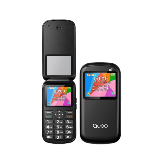 Qubo P190C 4G 2,0" Dual Sim Preto